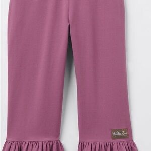 Matilda Jane Mauve Ruffle Hem Pants Small kids